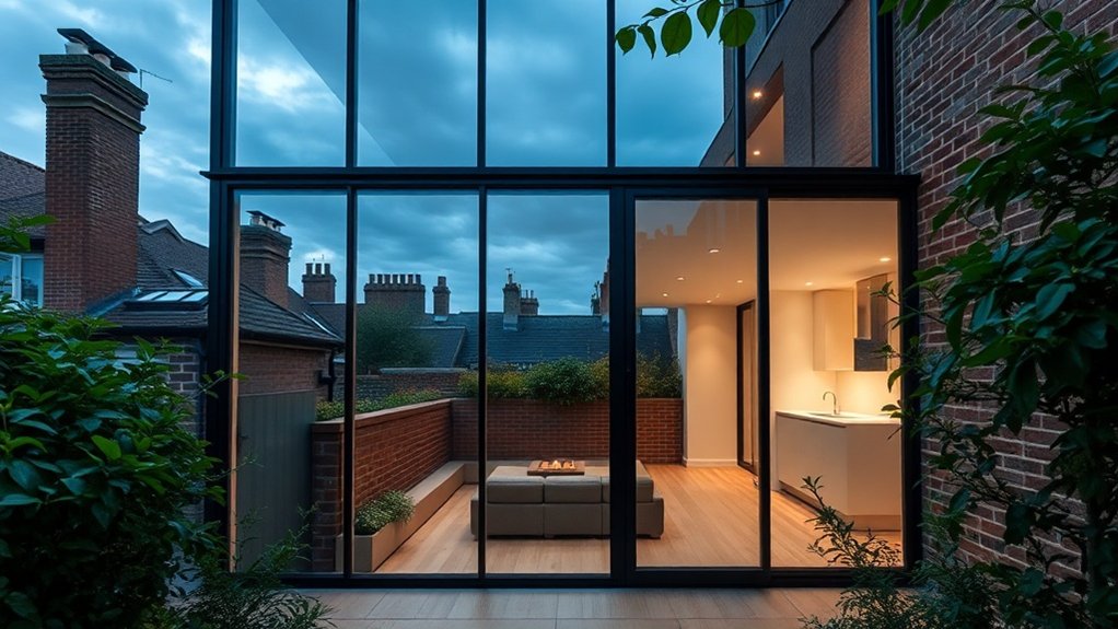 Glass Extension Walls Uxbridge