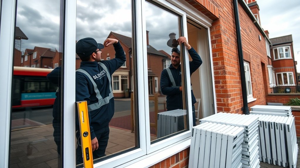 Glazier in Brunel University