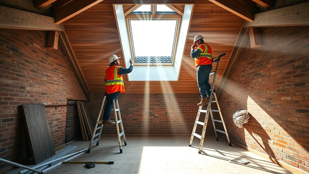 Skylight Installation Brunel University